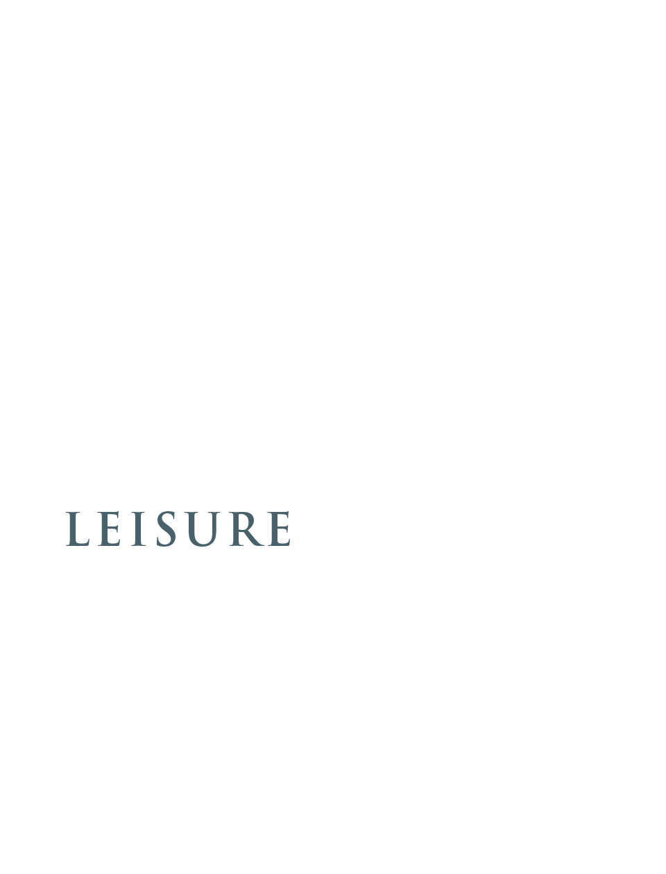 LEISURE｜休閒生活